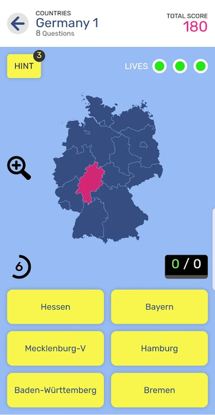 Map Quiz World Geography - Gameplay image of android game