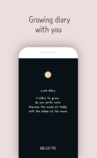 Luna diary:written on the Moon - Image screenshot of android app