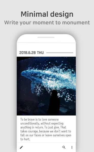 Monument note - a diary for me - Image screenshot of android app