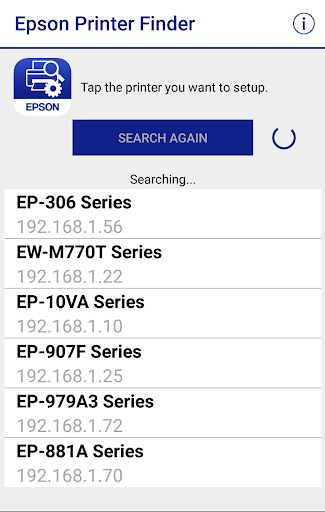 Epson Printer Finder - Image screenshot of android app