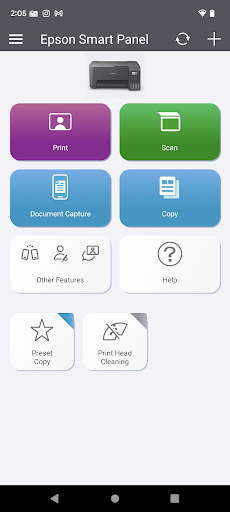 Epson Smart Panel - Image screenshot of android app