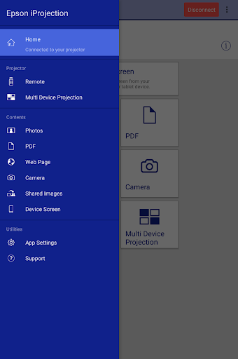 Epson iProjection - عکس برنامه موبایلی اندروید