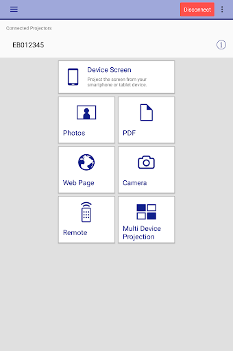 Epson iProjection - عکس برنامه موبایلی اندروید