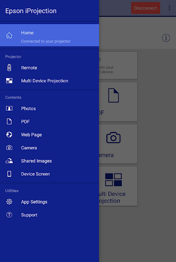 Epson iProjection - عکس برنامه موبایلی اندروید