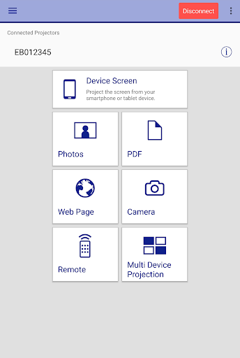 Epson iProjection - عکس برنامه موبایلی اندروید