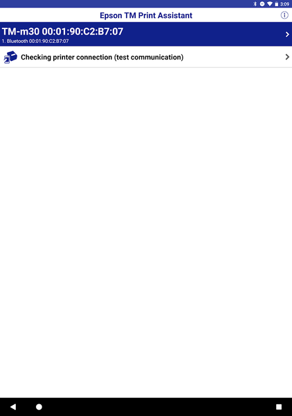 Epson TM Print Assistant - Image screenshot of android app