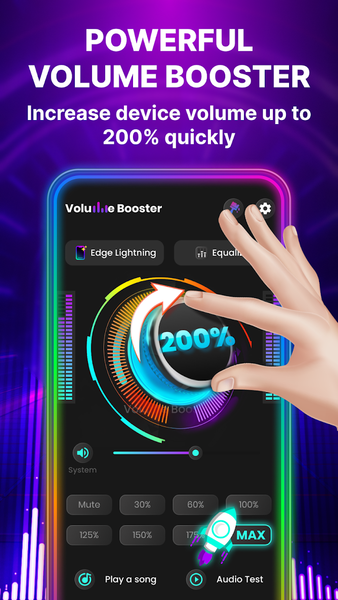 Volume Booster - Equalizer App - عکس برنامه موبایلی اندروید