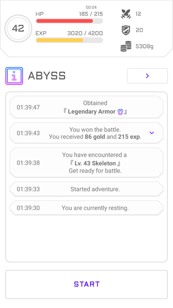 Minimalist RPG - Image screenshot of android app