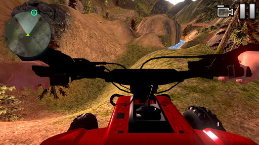ATV Downhill Rider - Gameplay image of android game