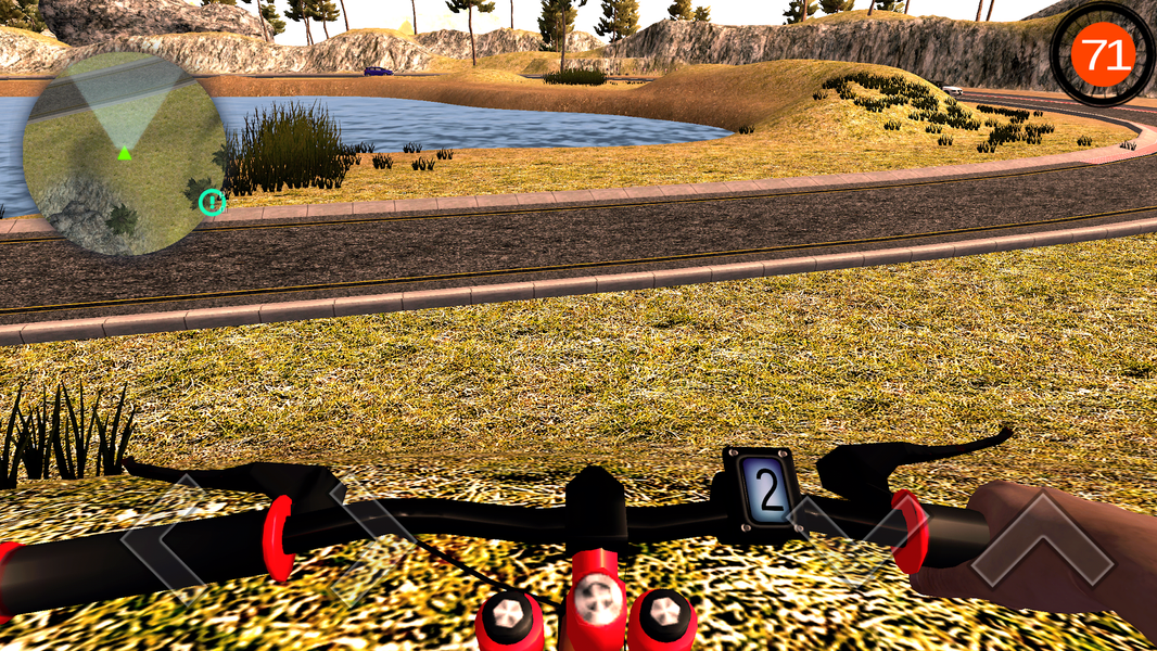 MTB Lake Hill Bike Rider - Gameplay image of android game