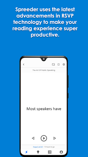 دانلود برنامه Spreeder - Speed Reading اندروید | بازار