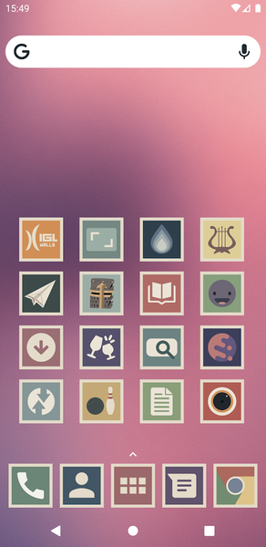 Shimu icon pack - Image screenshot of android app