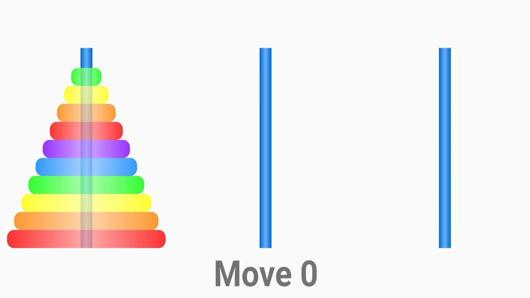 Tower of Hanoi - عکس برنامه موبایلی اندروید