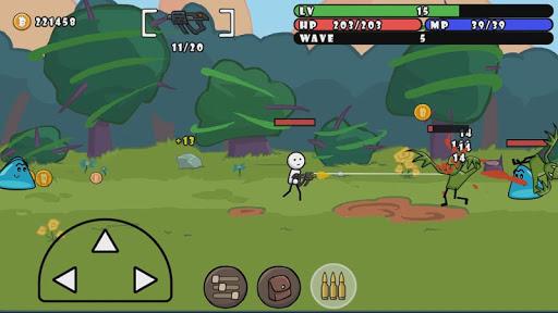 One Gun: Stickman - Gameplay image of android game