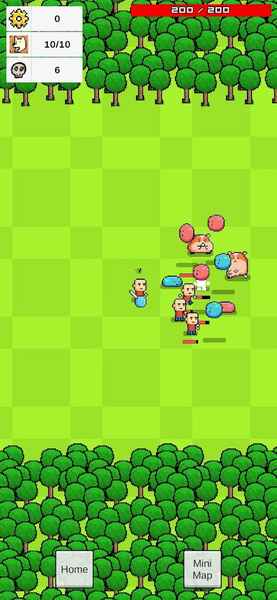 Pixel Pet teams: offline games - Gameplay image of android game