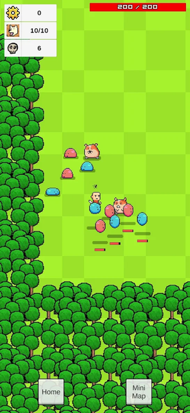 Pixel Pet teams: offline games - Gameplay image of android game