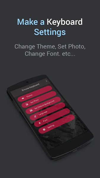Errows Keyboard - Keyboard App - Image screenshot of android app