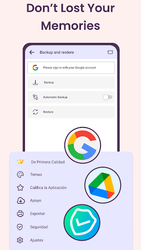 Daynote | Diary with Lock - عکس برنامه موبایلی اندروید