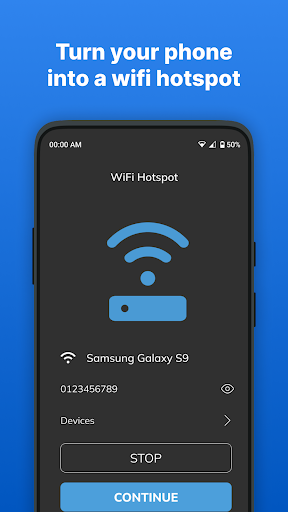 Portable WiFi - Mobile Hotspot - Image screenshot of android app