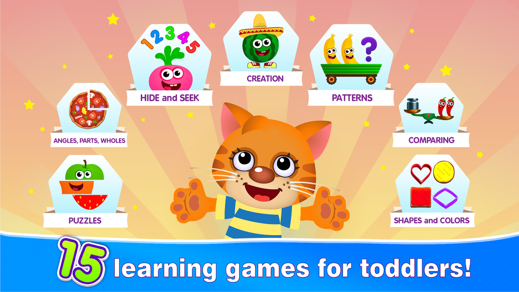 Educational games for toddlers - عکس بازی موبایلی اندروید