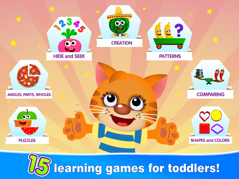 Educational games for kids 2 4 - Gameplay image of android game