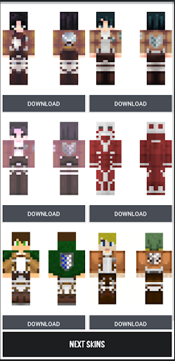 AOT Skins for MCPE - Image screenshot of android app