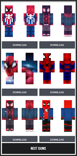 SpiderMan Skins for MCPE - Image screenshot of android app