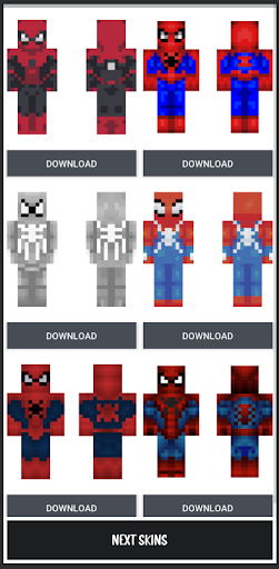 SpiderMan Skins for MCPE - Image screenshot of android app