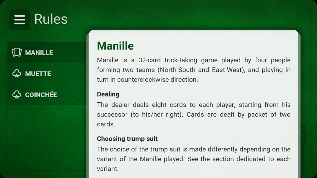Manille - Gameplay image of android game
