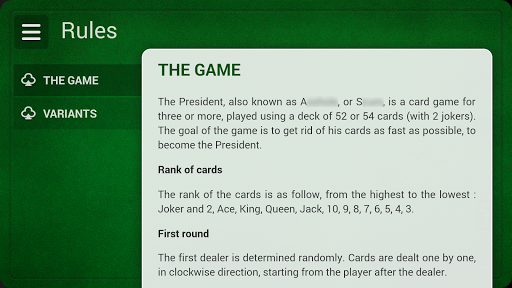 President - Card Game - عکس بازی موبایلی اندروید