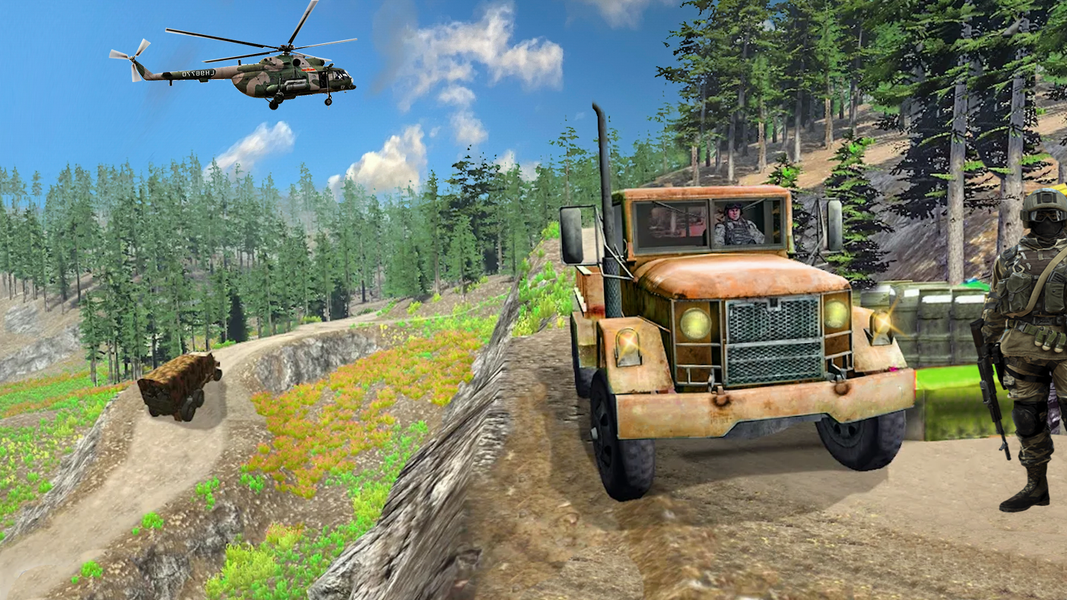 Truck Wala Game - Army Games - Gameplay image of android game