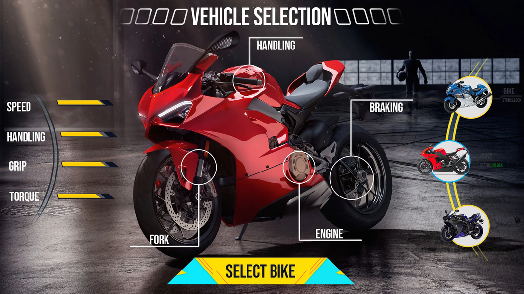 Bike Racing Motor Bike Tour 3D - Gameplay image of android game