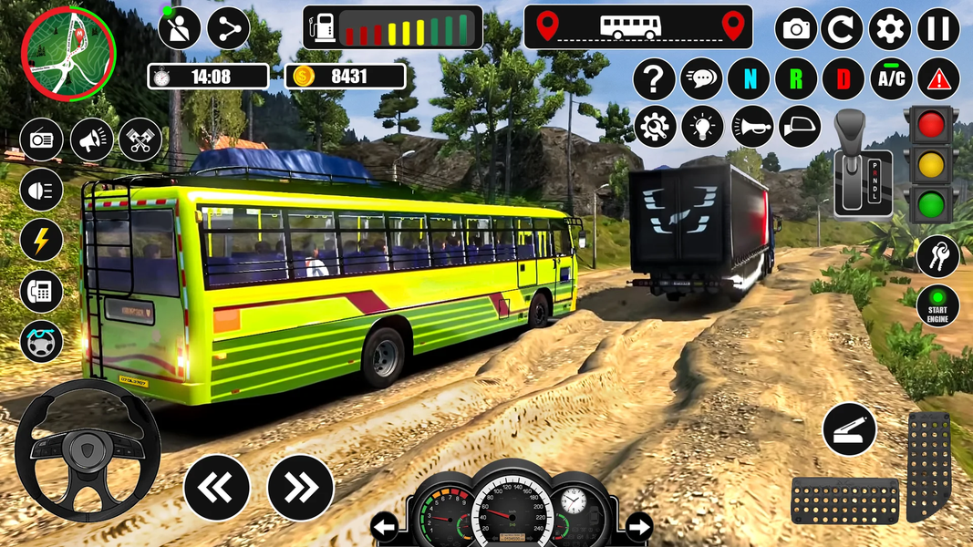 Euro Bus Simulator Bus Games - Gameplay image of android game