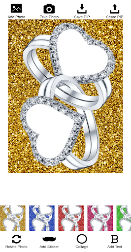 Lovely Ring Photo Frames - عکس برنامه موبایلی اندروید