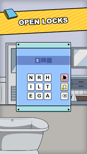 Escape Room: Mystery Word - Gameplay image of android game