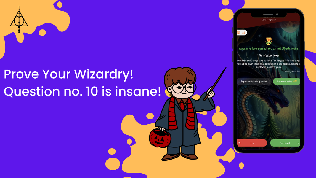 Harry Quiz: Test for magic fan - عکس بازی موبایلی اندروید