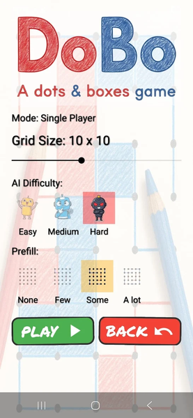 DoBo - Dots & Boxes Game - Gameplay image of android game