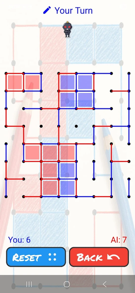 DoBo - Dots & Boxes Game - Gameplay image of android game