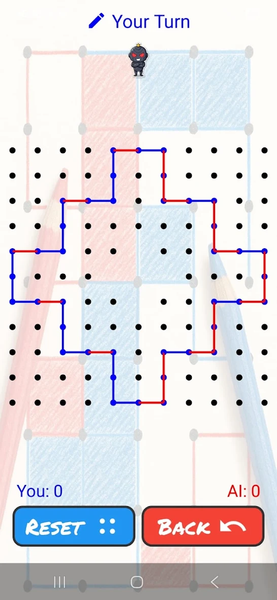 DoBo - Dots & Boxes Game - Gameplay image of android game