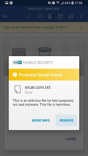 ESET Mobile Security Orange - عکس برنامه موبایلی اندروید