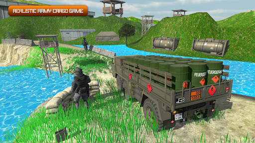 Army Truck Driving 2020: Cargo Transport Game - Gameplay image of android game