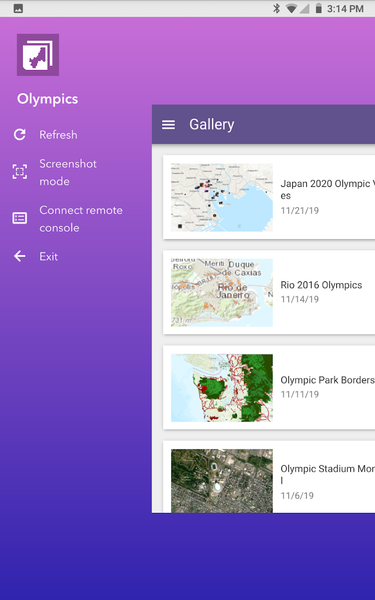 ArcGIS AppStudio Player - عکس برنامه موبایلی اندروید