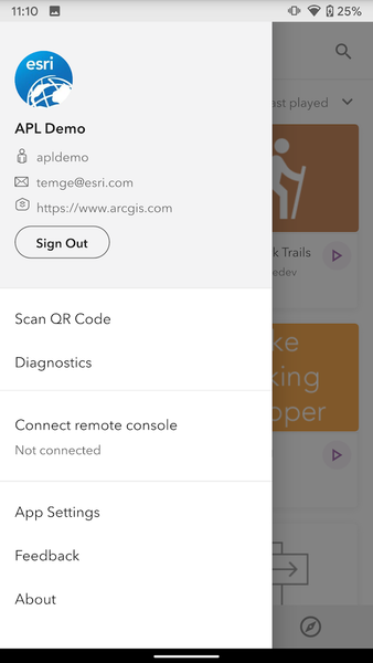 ArcGIS AppStudio Player - عکس برنامه موبایلی اندروید