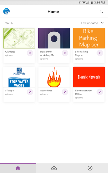 ArcGIS AppStudio Player - عکس برنامه موبایلی اندروید