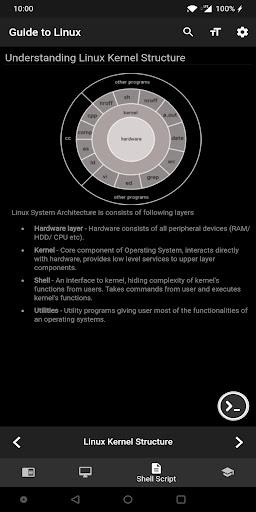 Guide to Linux - Terminal, Tutorials, Commands - Image screenshot of android app