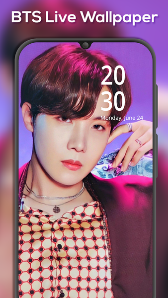 BTS Live Wallpaper HD, 4K - عکس برنامه موبایلی اندروید