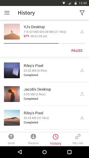 Send Anywhere (File Transfer) - Image screenshot of android app