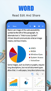 Office Document - Word Office, Word Docx MS File - عکس برنامه موبایلی اندروید
