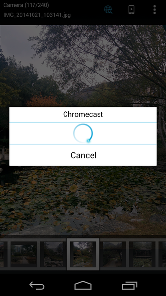 ES Chromecast - Image screenshot of android app