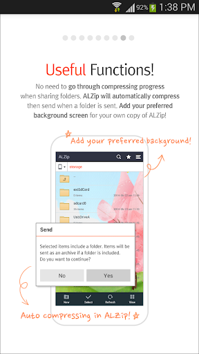 ALZip – File Manager & Unzip - عکس برنامه موبایلی اندروید